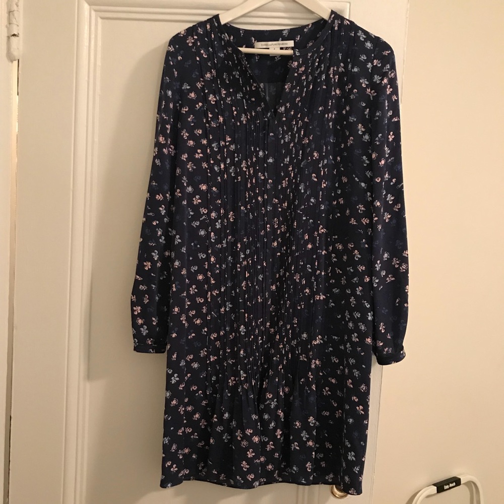 DVF floral dress size 4